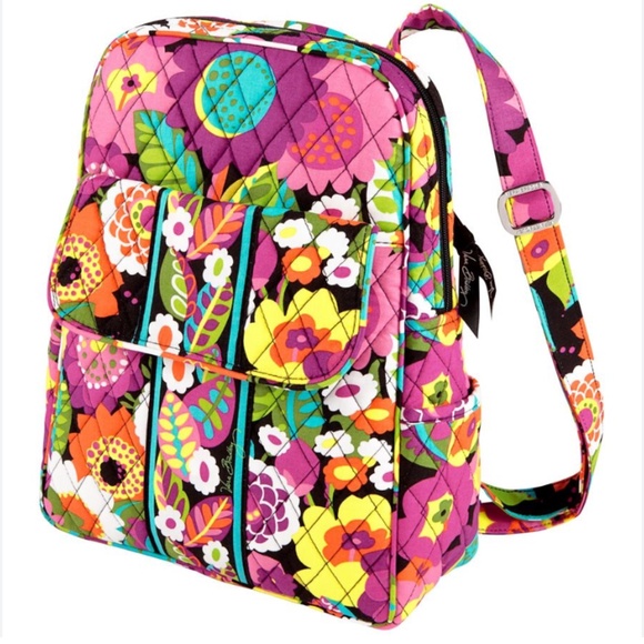 Vera Bradley Mini Backpack in Va Va Bloom - Picture 1 of 9